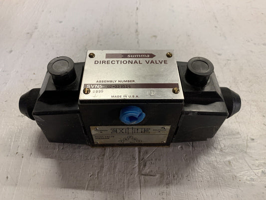 SUMMA SVN5 02-339516 Hydraulic Directional Valve 691436 - FREE SHIPPING