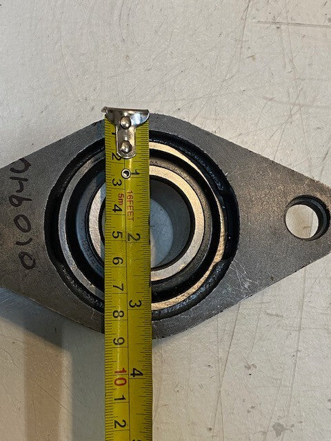 Peer FT207 Bearing Flange Block 2-Bolt | 6-1/4" L 3-1/2" W 35mm Bore UC207-35MM