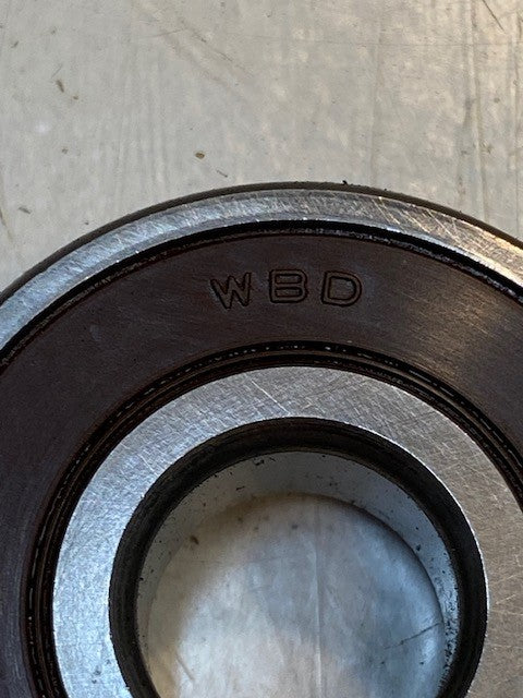 33 Quantity of WBD 6302D Radial Bearings 15x42x13mm (33 Quantity)