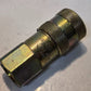 Parker Flat Face Hydraulic Quick Coupler FF-371-8F0 | 3000 PSI  1/2"-14 Pipe End