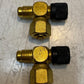 2 Quantity of Robinair 40398 Access Tees 1/4 MFL x 1/4 MFL w/ Core (2 Quantity)