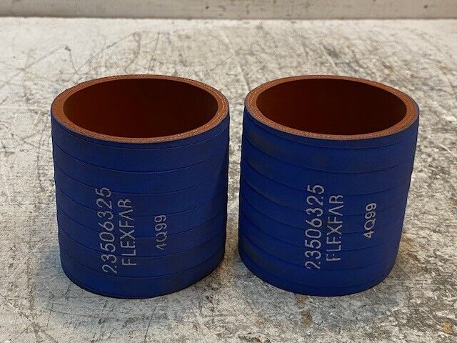 2 Quantity of Flexfar 23506325 Water Pump Coolant Hose 3" x 3" (2 Quantity)