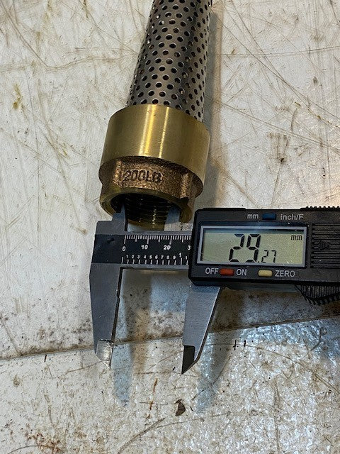 2 Quantity of Merrill 810 Series Red Brass Foot Valves FV100 (2 Quantity)