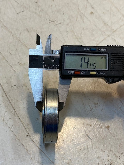 RBC Machined Flanged Double Sealed Ball RF1632116PP | 25 x 54 x 14mm