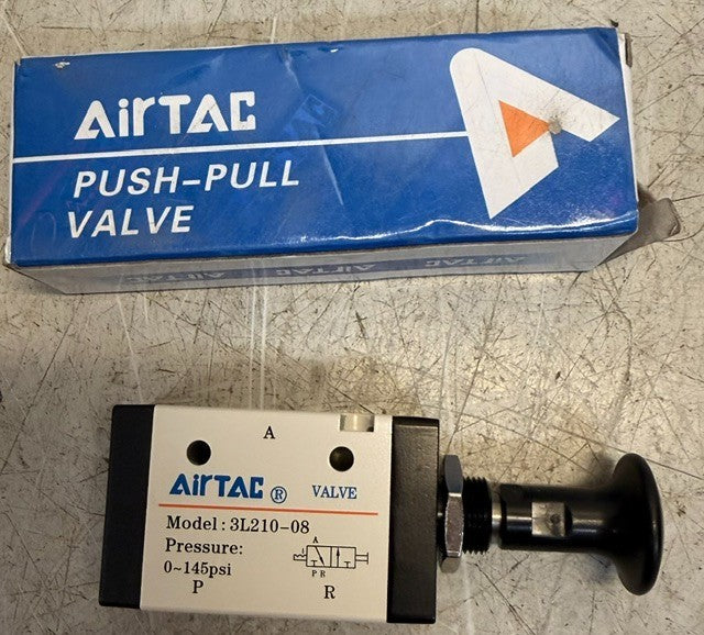 AirTAC 3L Series Push-Pull Mechanical Valve 3L21008T Directional Control Valve