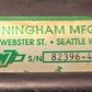 Cunningham MFG Hydraulic Cylinder Model HS 82396-459 | 82396 459