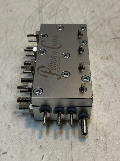 Pelton & Crane A DCI Company Air or Water Manifold Valve Block 3-3/4" L 1-7/8" W