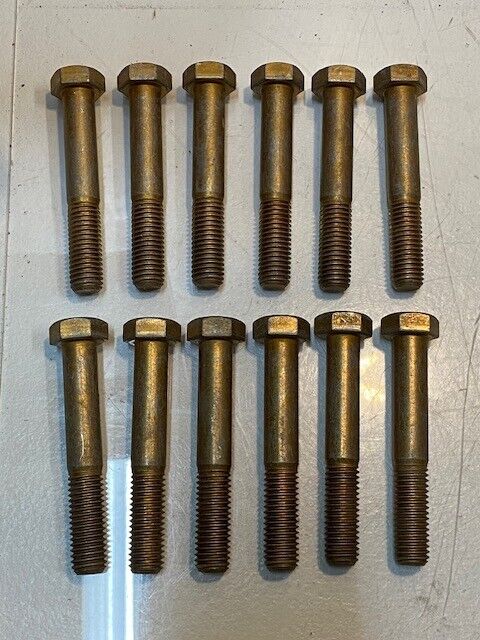 12 Quantity of Hex Head Screw Bolts 4-1/4" L 24mm Hex Head 16mm Thread (12 Qty)