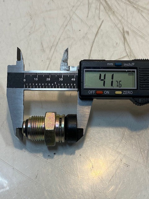 2 Quantity of Straight Hex Hydraulic Adapters 9mm ID 26mm OD 20mm Thread (2 Qty)