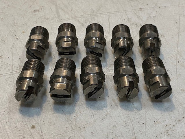 10 Quantity of Bete NF05120 303 Fan Spray Nozzles (10 Quantity)