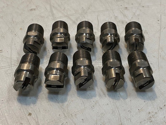 10 Quantity of Bete NF05120 303 Fan Spray Nozzles (10 Quantity)