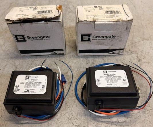 2 Quantity Greengate SP20-MV Switchpack Class 2 Power Supply Plenum Rated (2QTY)