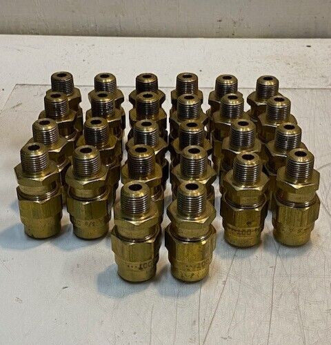 26 Quantity of AF A 3/8 DOT Air Brake Male Hose Connectors 17mm Thread 27mm OD (