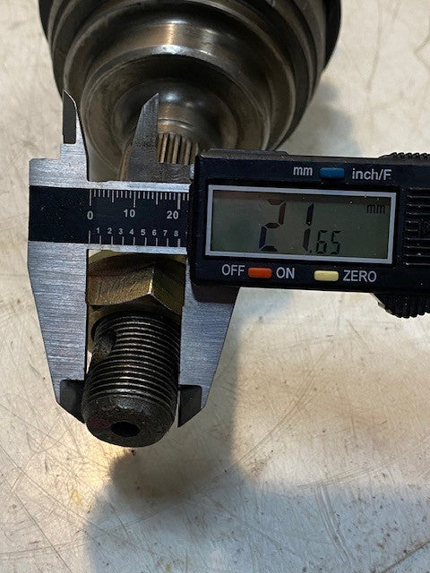 Constant Velocity Joint Axle 86378 | 21576C | 6821 | 37-1/2" Long 20-Spline