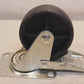 4 Quantity of Heavy Duty Plastic Casters with Brake 3" Diameter (4 Qty)