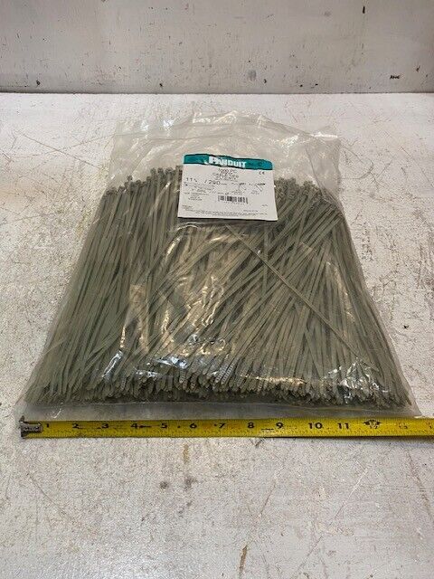 Panduit 1000 Pack of Cable Ties PLT3I-M14 Telco Gray Nylon