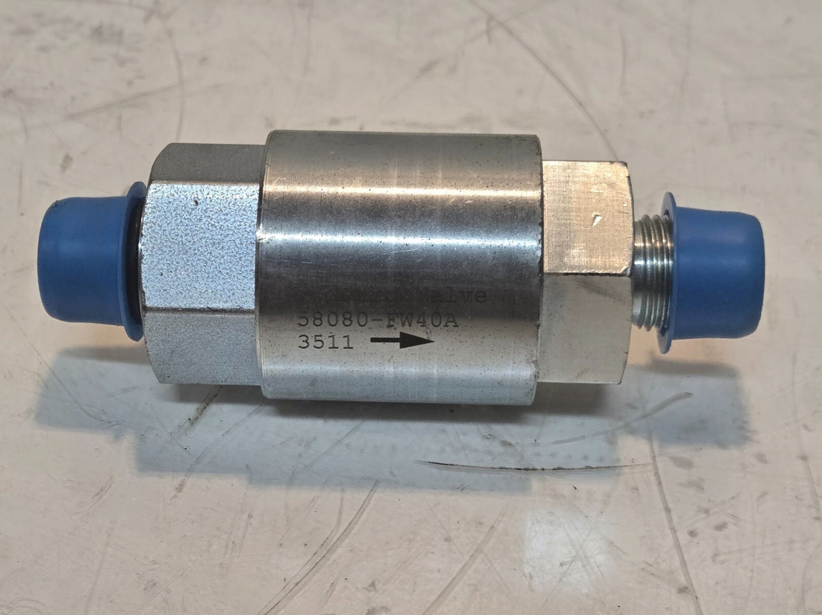 Vonberg Valve 58080-FW40A 3511 Flow Regulator for Nissan Forklift 13/16"-16 ORB