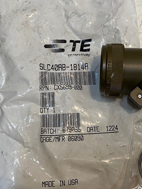 TE Connectivity Circular Connector SLC40AB-1814A | CX5699-000 | 06090-SLC40AB-18