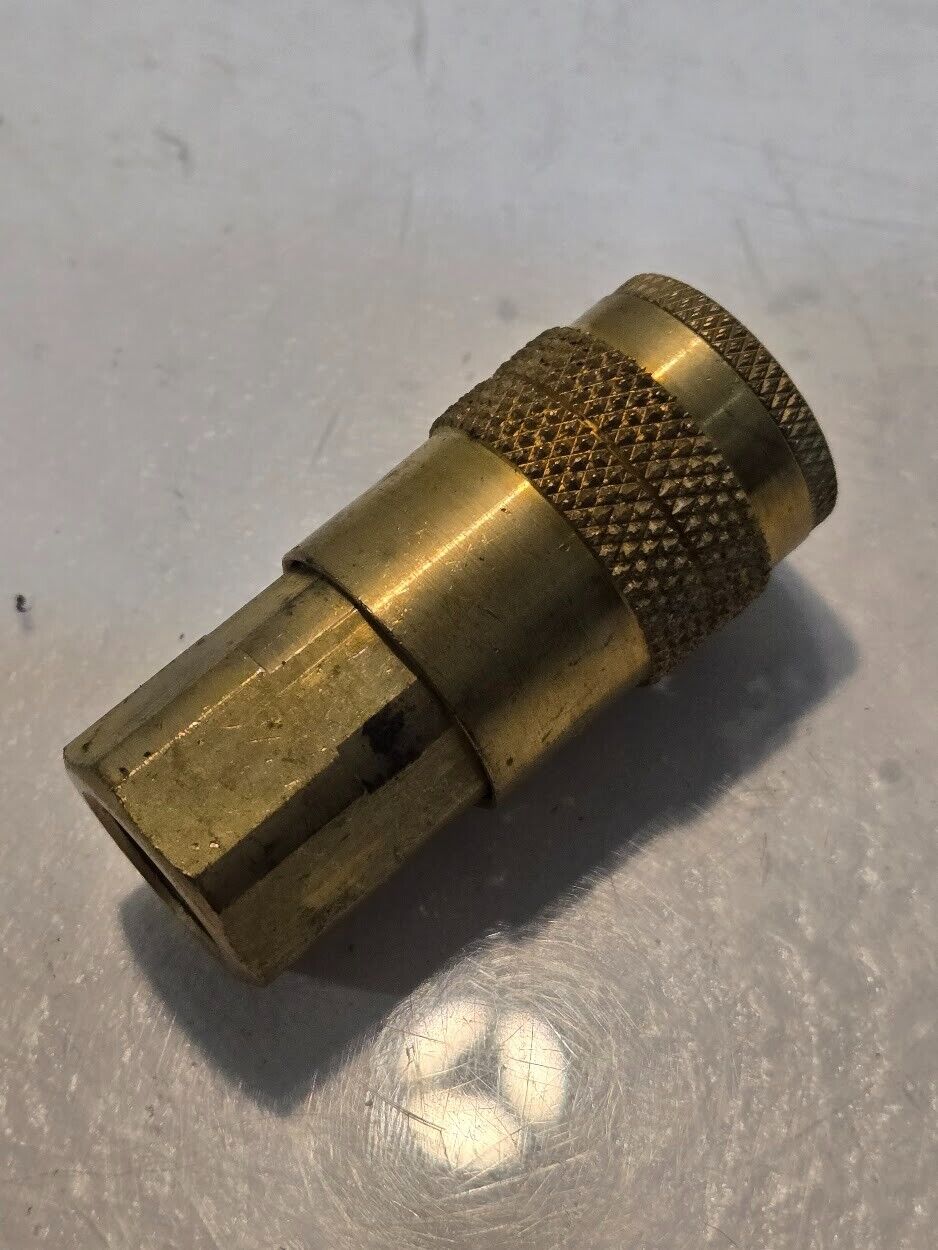 2 Quantity of Perfecting Coupling Series F 1/4" Quick Couplings 1/4" MPT (2 Qty)