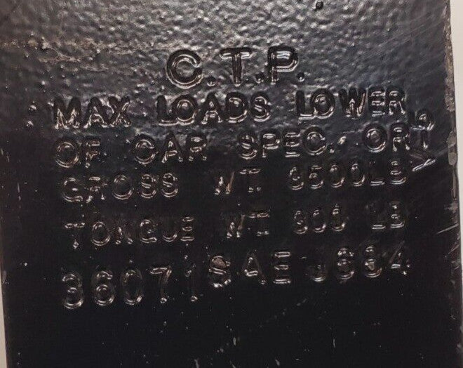 2 Qty. of C.T.P. Ball Mounts 36071 | SAE J684 | Gross WT 3,500 Lb (2 Qty)
