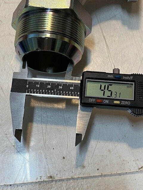 2 Qty of Hydraulic Split Flange 90 Degree Elbow Fittings 6" H 45mm ID (2 Qty)