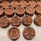 62 Pack Anvil FIG.260 Ductile Iron 1-1/4” Pipe Cap Fittings, Grooved End Orange