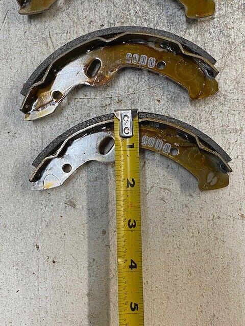 Golf Cart Brake Shoes SBI NA22FF OBO2B 4pcs for 2 Wheels