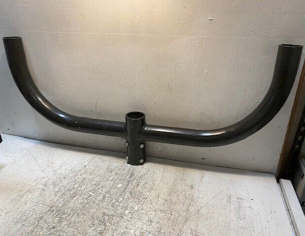 Bullhorn Light Pole Adapter Mounting Bracket 38-3/8" Wide 17-1/2" Tall 62mm Bore