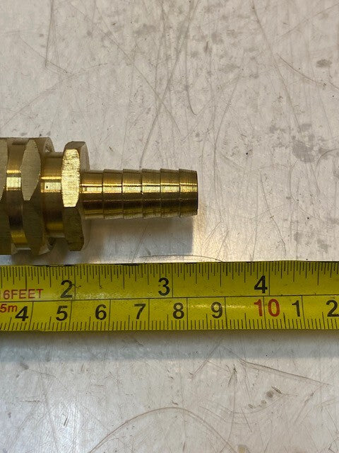 25 Quantity of Garden Hose Barb Couplings 3-1/4" L 30mm OD 10mm ID (25 Quantity)