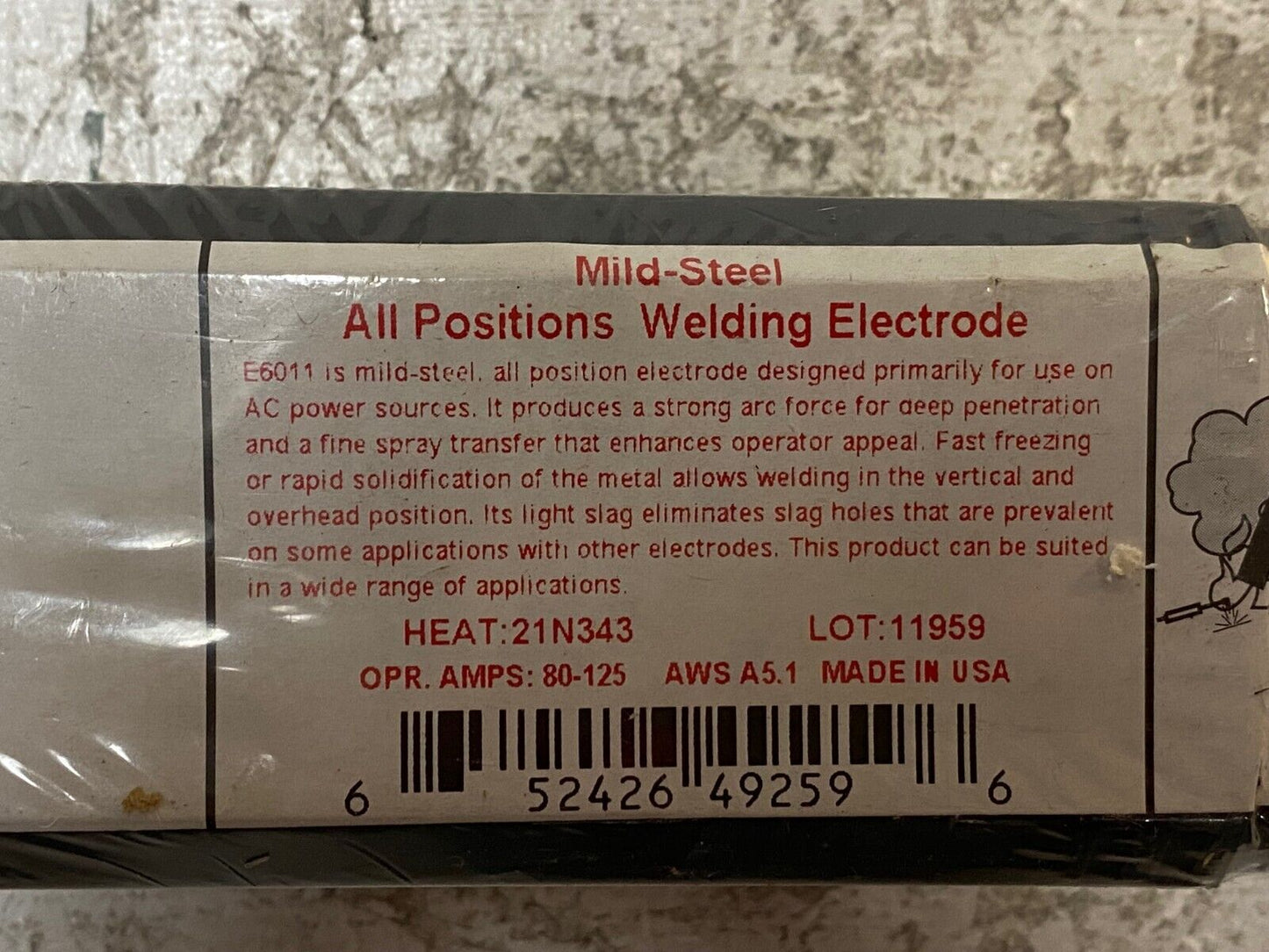 Blue Demon E6011 1/8" 5lbs Welding Electrode