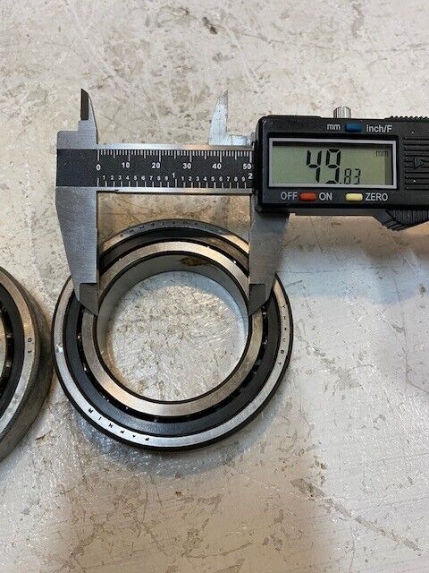 2 Qty of Fafnir 2MM9110W1 Bearings MM9110K 50mm Bore 80mm OD 16mm Thick (2 Qty)