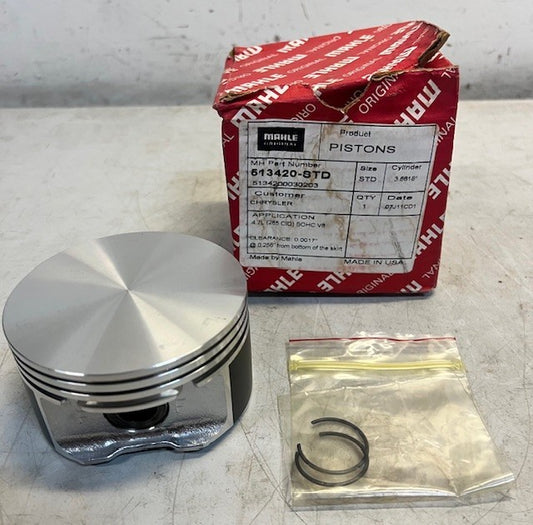 MAHLE Engine Piston With Piston Rings 513420-STD For Trucks, Cars, & Equipment