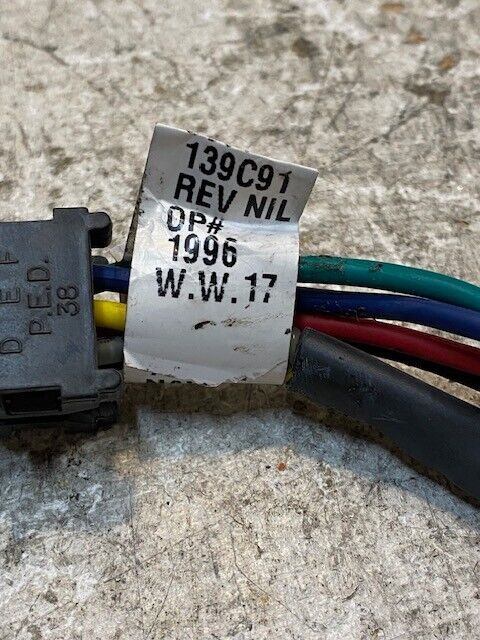 Cable Wiring Harness AFL 91 NAV 3506 139C91 Rev Nil Op #1996 W.W.17