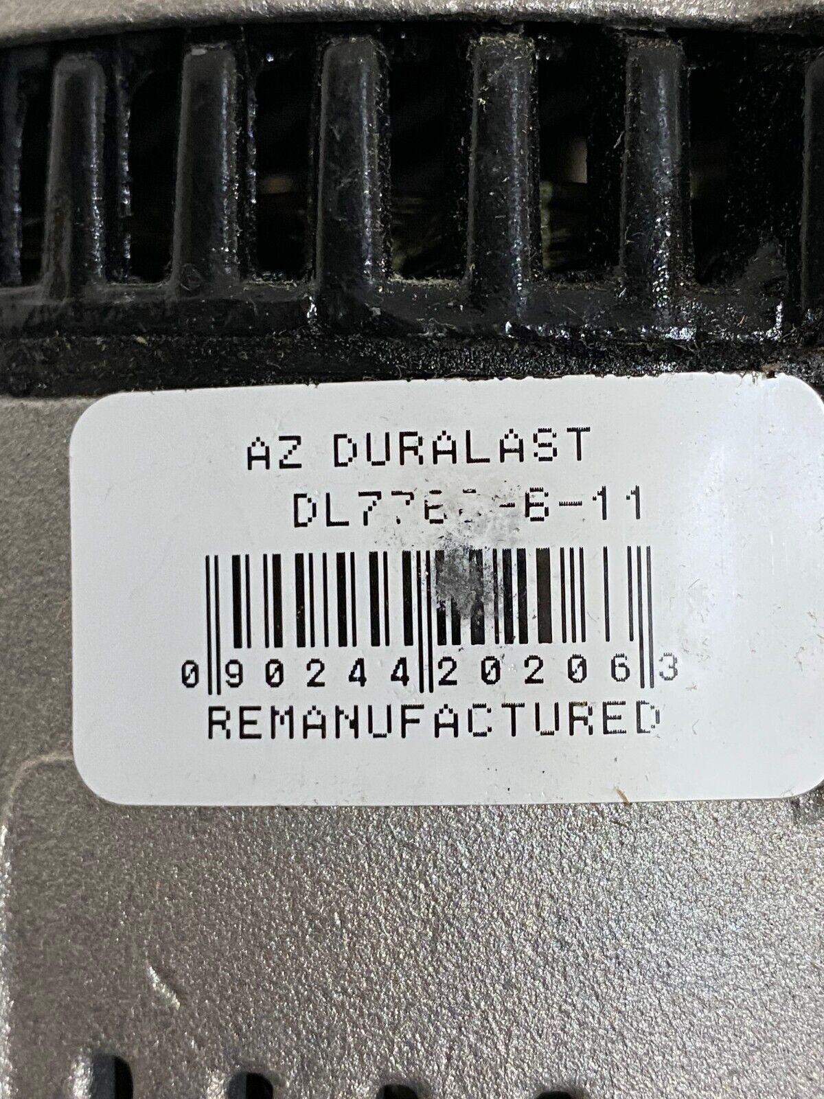 AZ Duralast Remy 20206 Remanufactured Alternator