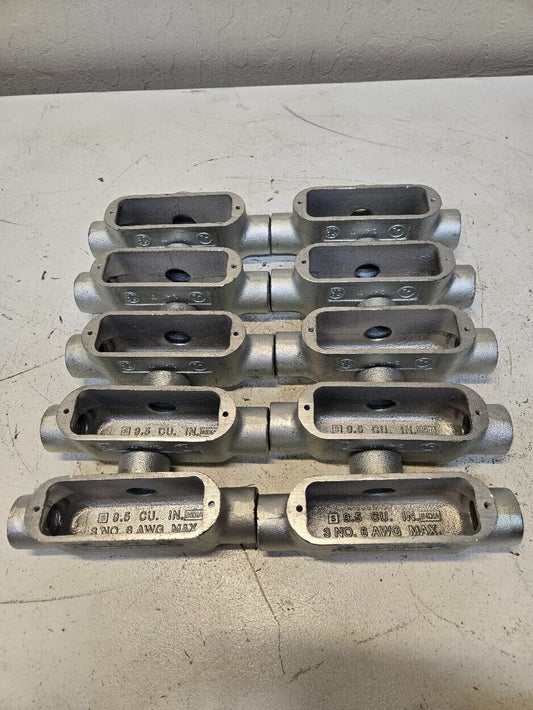 10 Quantity of 3/4" T Conduit Body (10 Quantity)