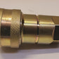 2 Quantity of Brass Hydraulic Quick Connect Hose Couplings 3/4" (2 Qty)