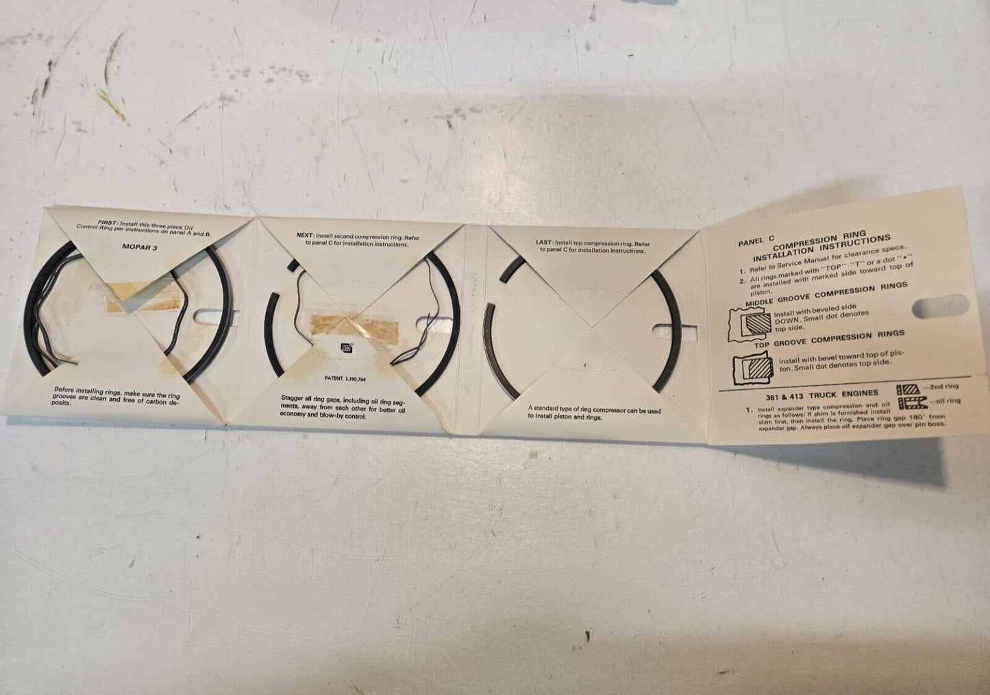 Mopar Piston Ring Set 2808516 | 2805-00-886-6494 | DLA-700-80-D-A033