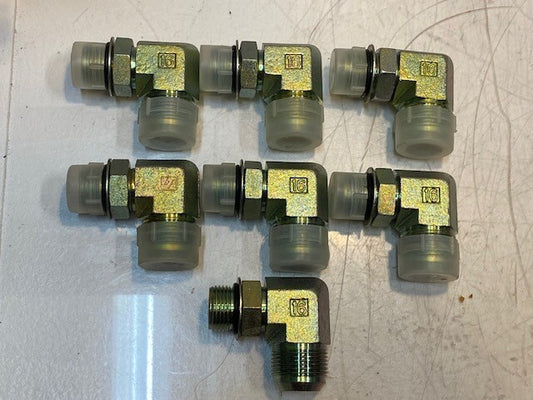 7 Quantity of 90 Degree Elbow Male Fittings 16 | 33mm Thread 27mm Thread (7 Qty)