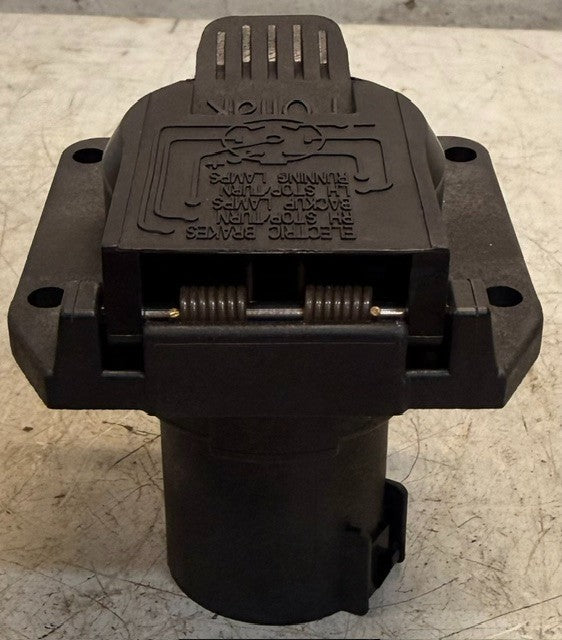 2 Quantity Pollak 7-Pole RV-Style Trailer Connector Sockets Electrical (2 Qty)