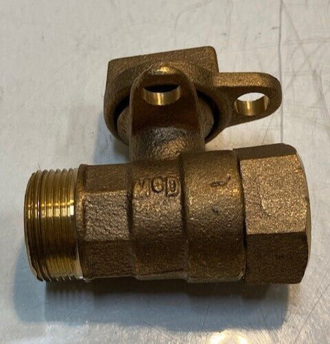 McDonald 300W Lockable Brass Curb Stop Ball Valve NL Shut Off Valve