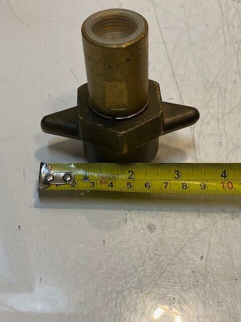 Faster FB 12/34 NPT F5 Hydraulic Socket Brass Flat Valve 3/4 in NPT