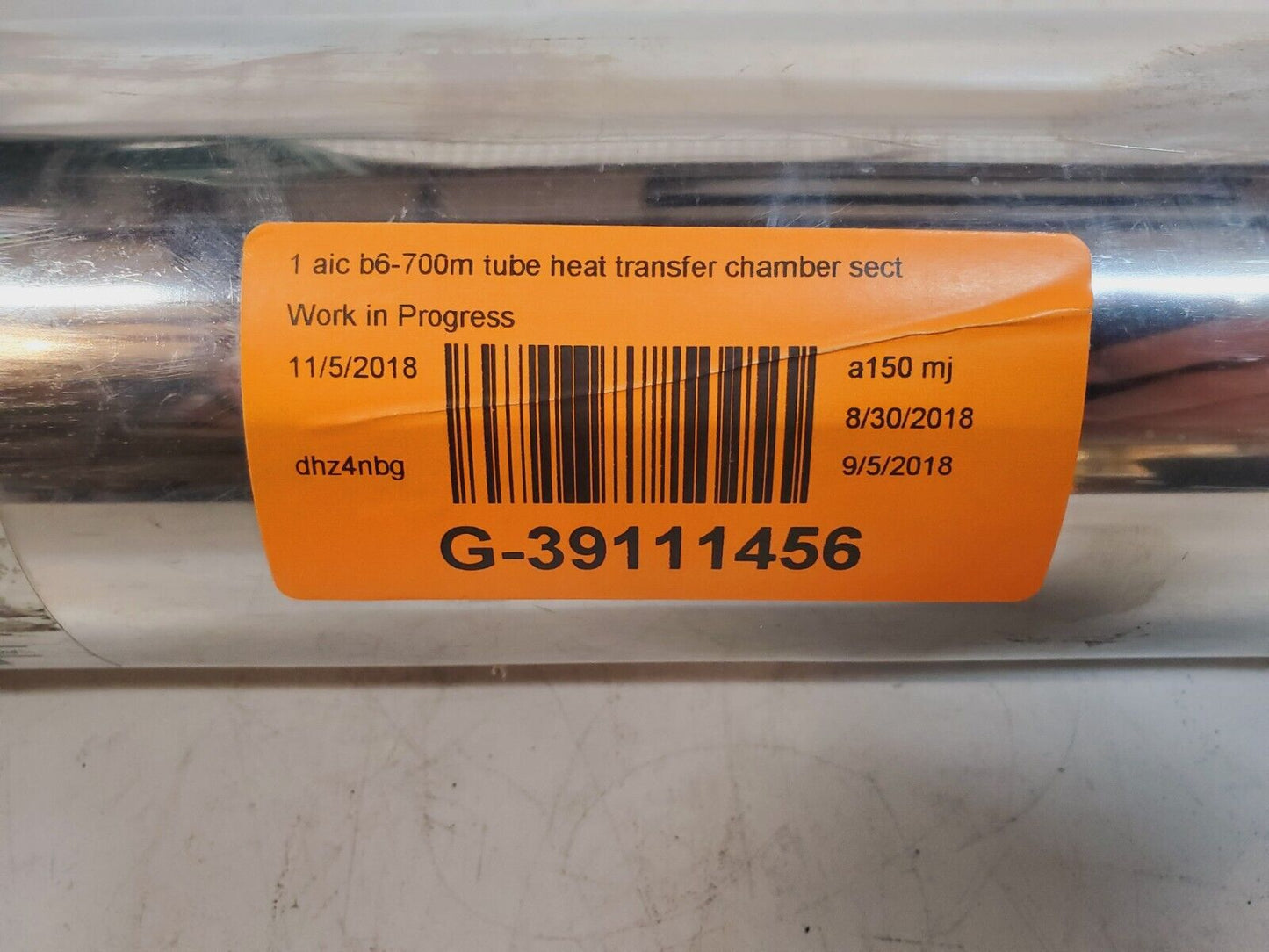 AIC Shell and Tube Heat Exchanger B6-700M | 14B670.1560.035