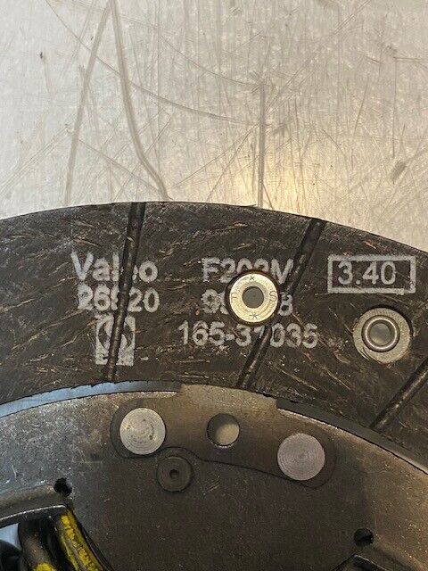 Valeo Sachs Clutch 53008259AB, 165-31035, 10232276, 29mm Bore 10-1/4" Dia.