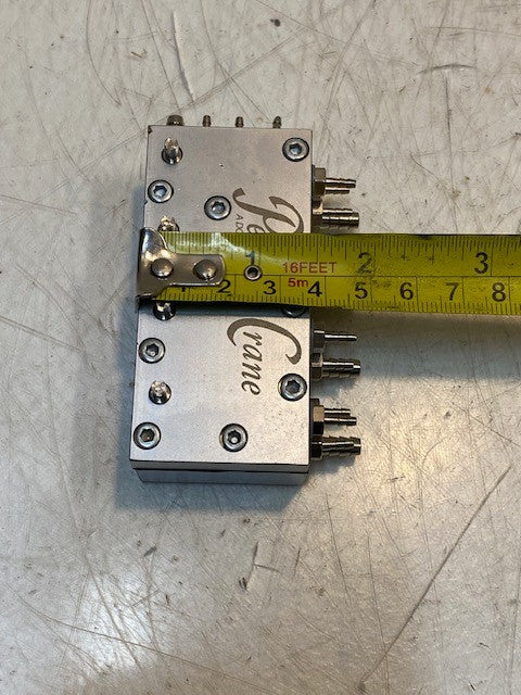 Pelton & Crane A DCI Company Air or Water Manifold Valve Block 3-3/4" L 1-7/8" W