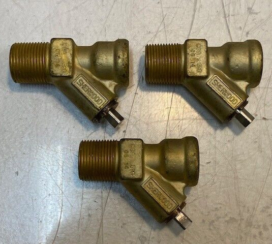 3 Quantity of Sherwood Valves CGA 510 06-14 | 27mm Thread 21mm ID (3 Quantity)