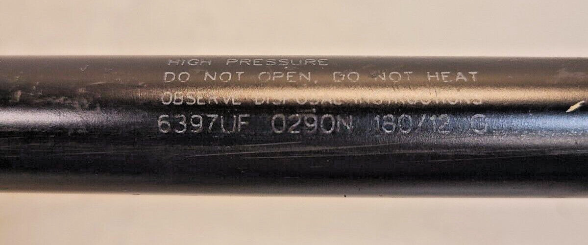 Genesis High Pressure Gas Spring 6397UF 0290N | 180/12 G