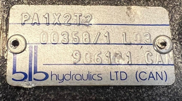 BLB Hydraulics Monoblock Mobile Valve 2 Spool 906181 Heavy Duty Replacement