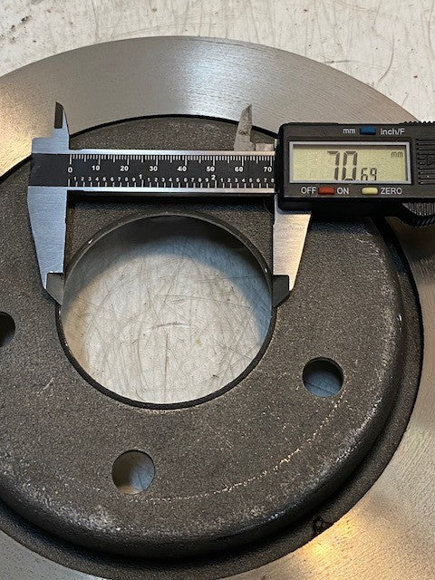 BPC Disc Brake Rotor 963 MIN THK .429 641-B78 | 71mm Bore 5x116mm 10" Dia.