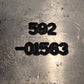 Hydraulic Pump Cover 592-01563 | KHF1580 | 2-1/4" Inlet/Outlet | 4 Bolt