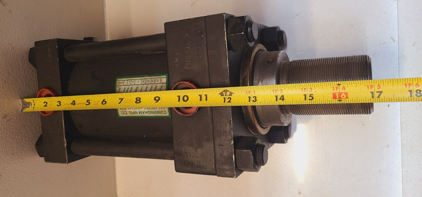 Cunningham Hydraulic Cylinder Model HS | S/N 20996-173 | AH1 PU1116